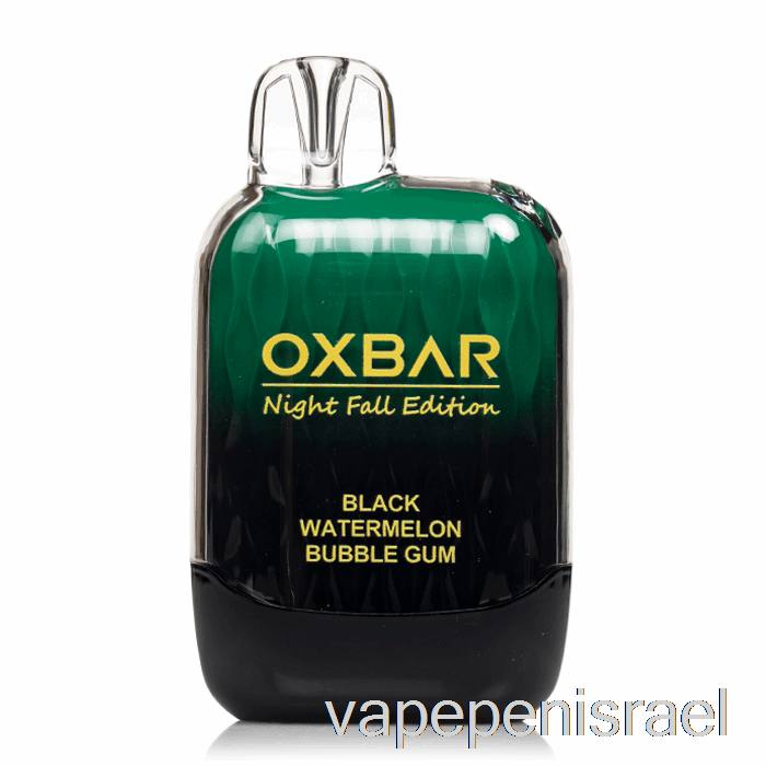 חד פעמי Vape Israel Oxbar G8000 מסטיק אבטיח שחור חד פעמי